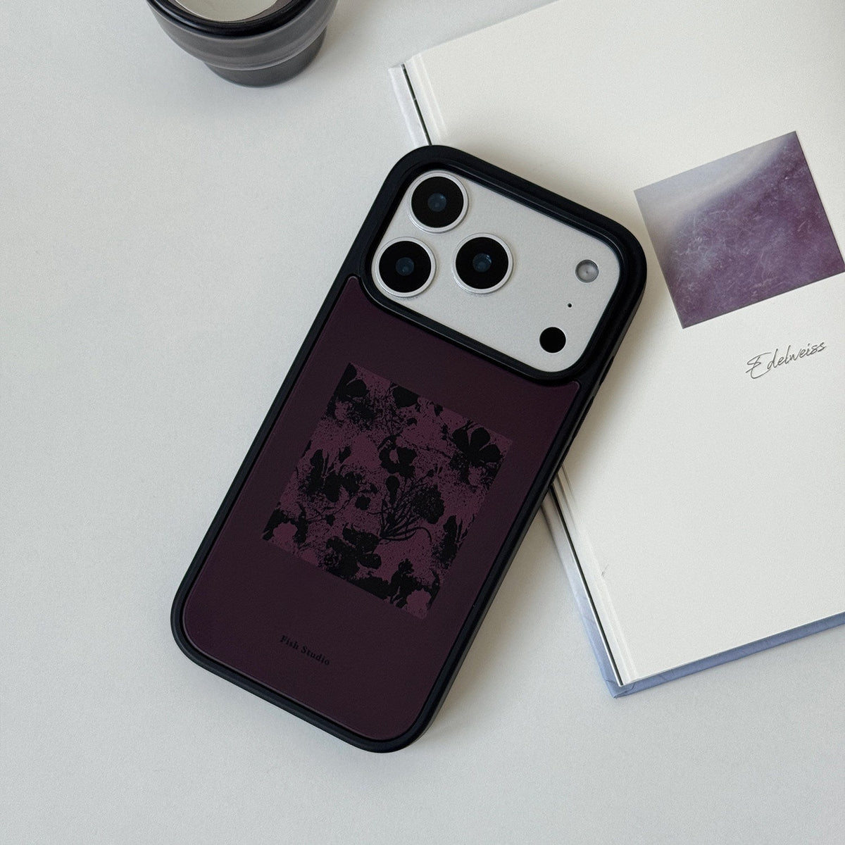 Botanic Shadow Phone Case-FI021AC | Acrylic Phone Case | Three Fleas