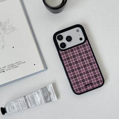 Retro Plaid & Grid Phone Case-FI008AC