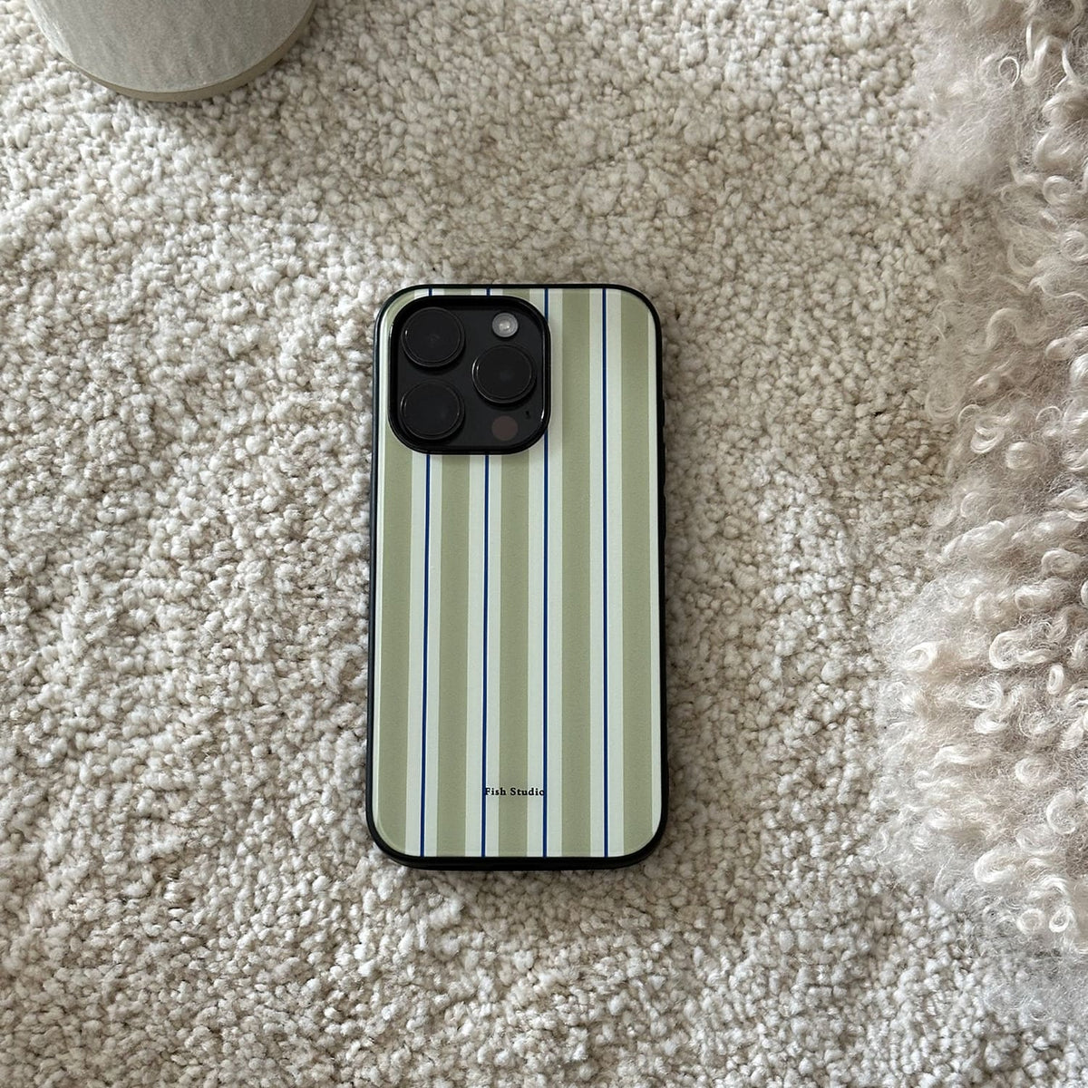 Retro Striped Phone Case-FI026AC | Acrylic Phone Case | Three Fleas
