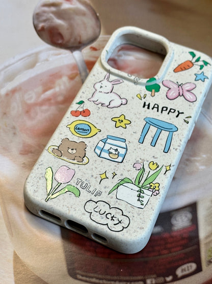 🌷Happy lucky tulip | phone accessories | Three Fleas