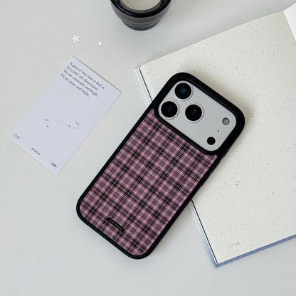 Retro Plaid & Grid Phone Case-FI008AC