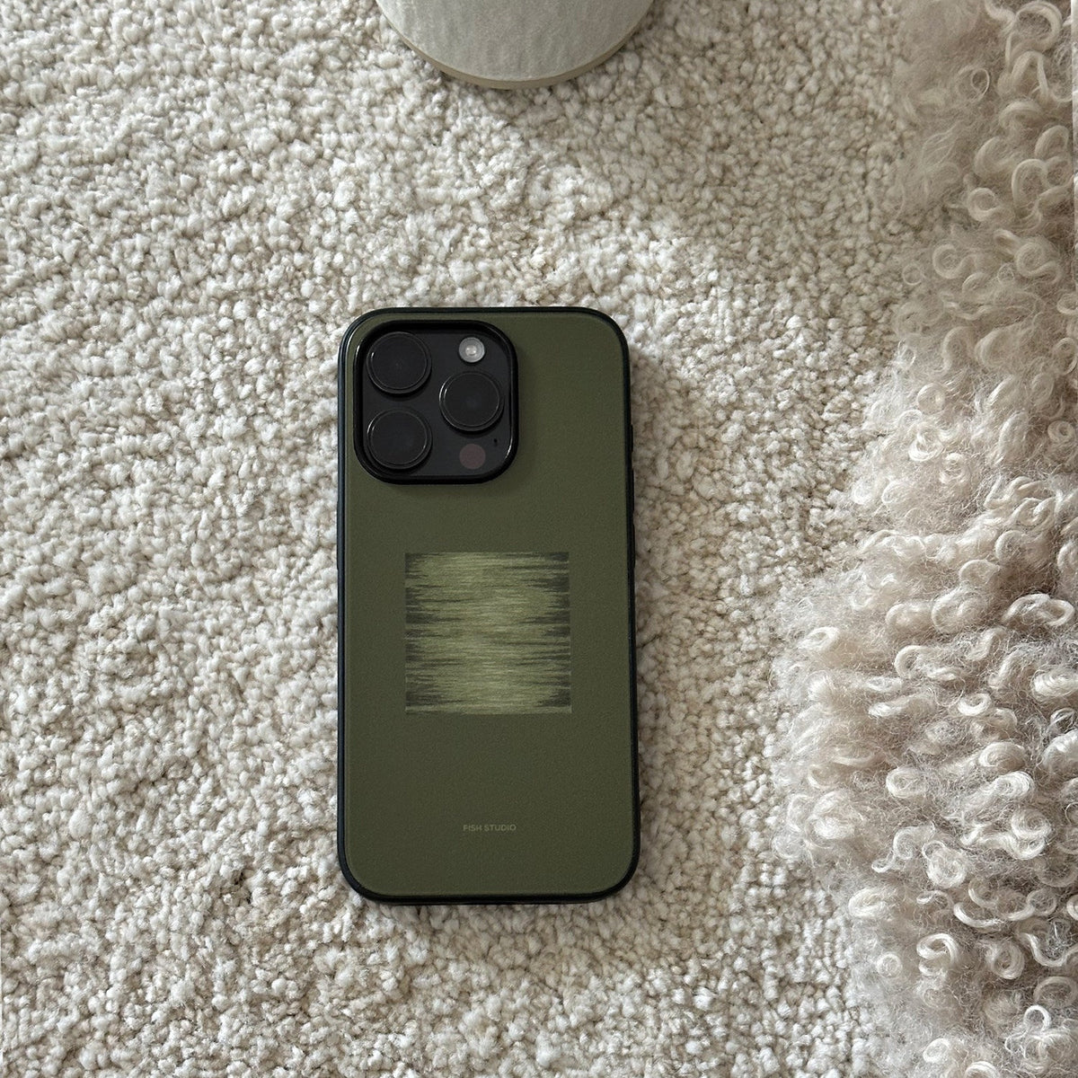 Olive Green Phone Case-FI024AC | Acrylic Phone Case | Three Fleas