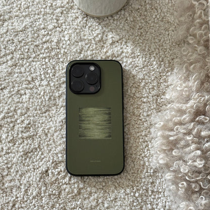 Olive Green Phone Case-FI024AC | Acrylic Phone Case | Three Fleas