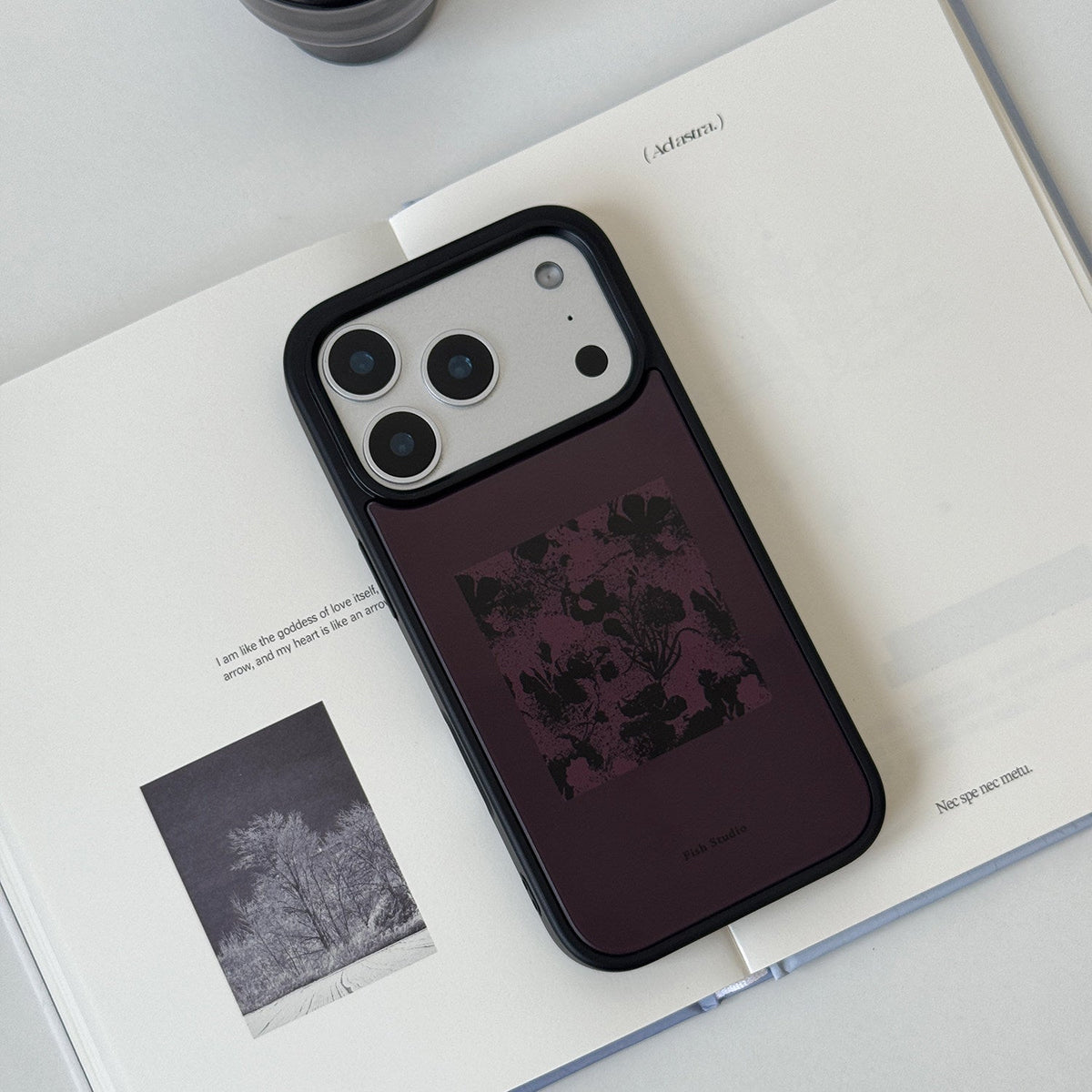 Botanic Shadow Phone Case-FI021AC | Acrylic Phone Case | Three Fleas