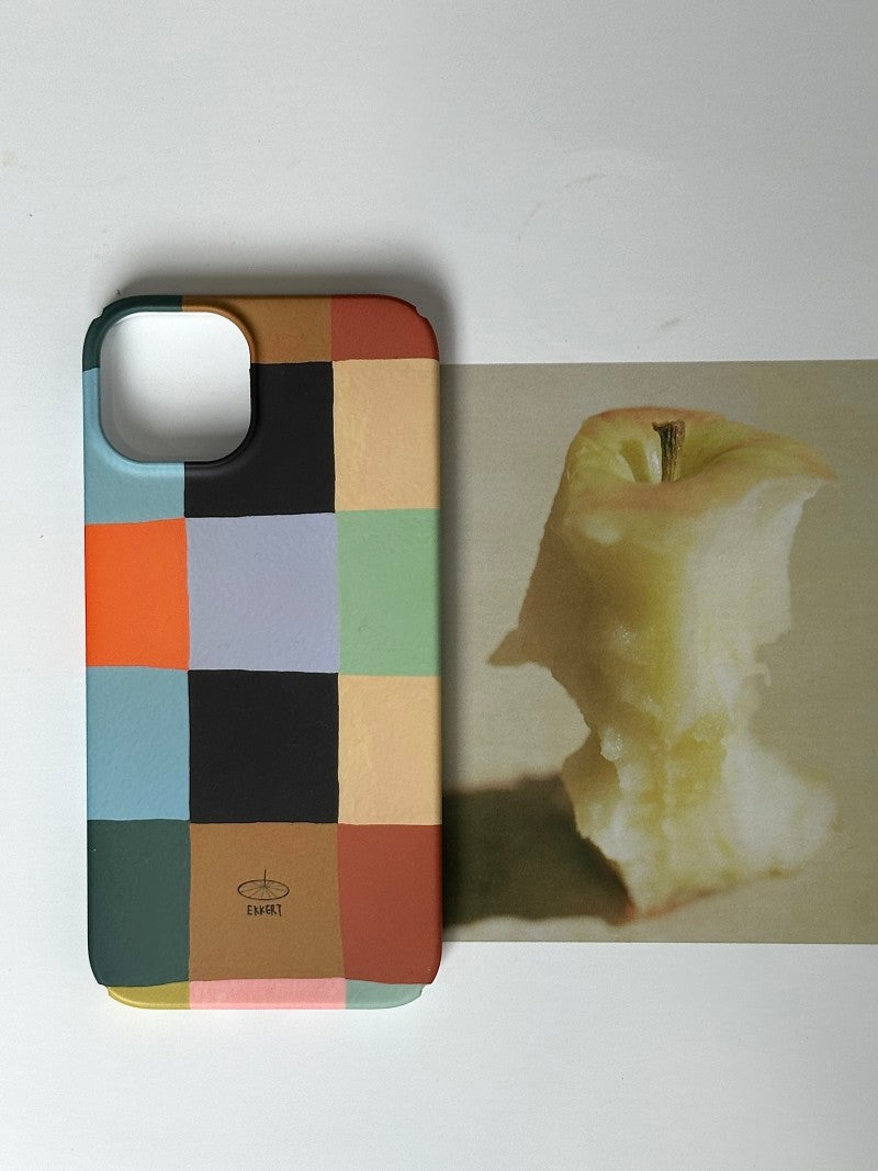 Minimalist Color Plaid Phone Case