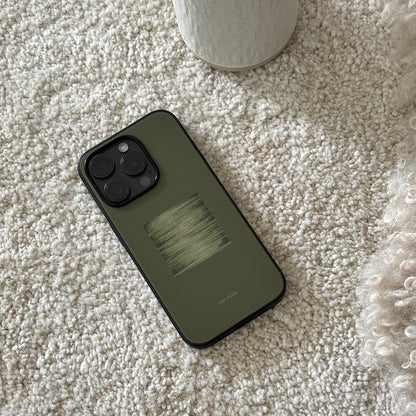 Olive Green Phone Case-FI024AC | Acrylic Phone Case | Three Fleas