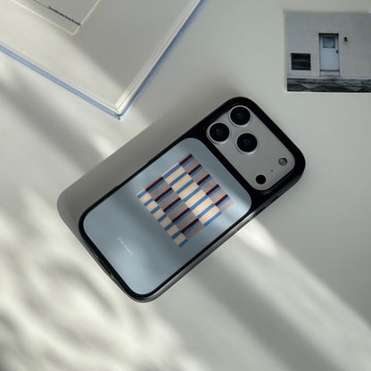 Modern Geometric Plaid Phone Case-FI019AC | Acrylic Phone Case | Three Fleas
