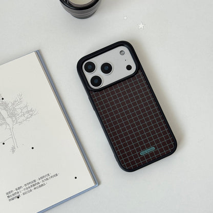 Retro Plaid & Grid Phone Case-FI008AC