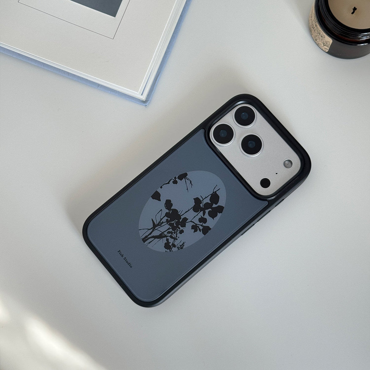 Botanic Shadow Phone Case-FI021AC | Acrylic Phone Case | Three Fleas