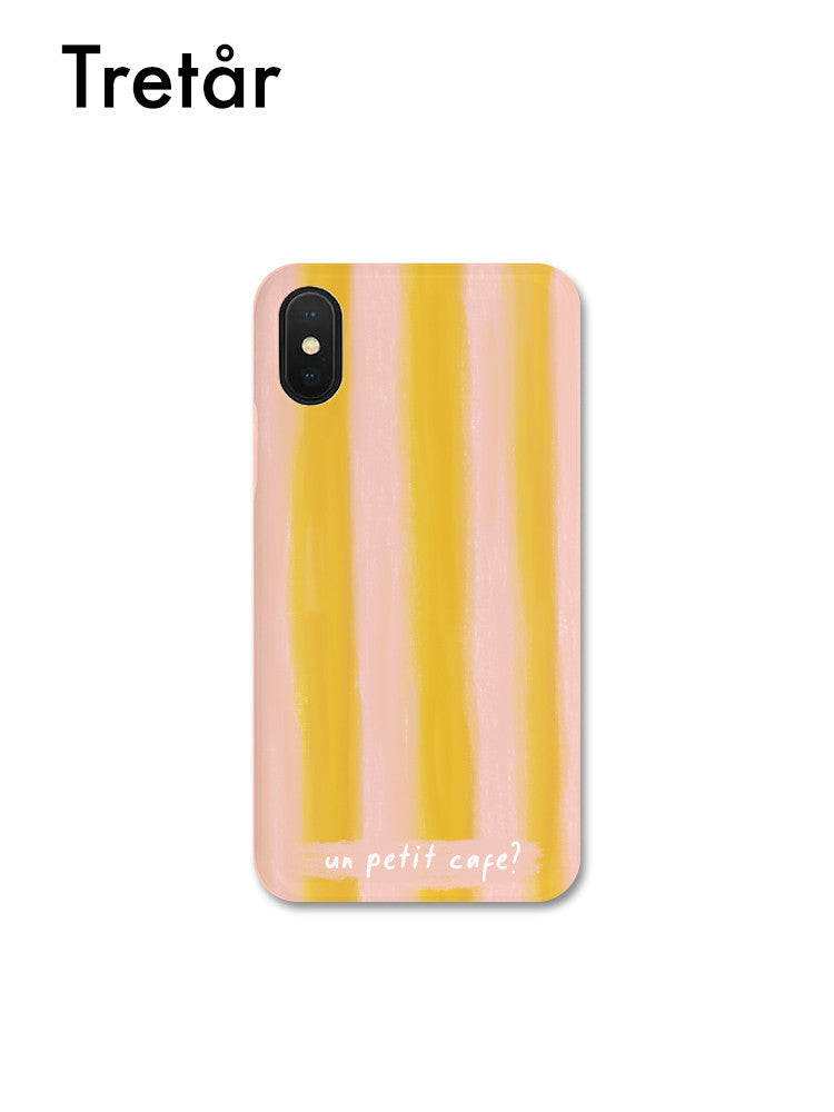 Pink Orange Stripes Phone Case