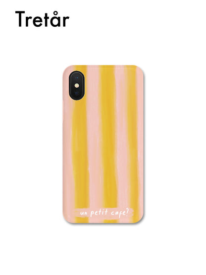 Pink Orange Stripes Phone Case