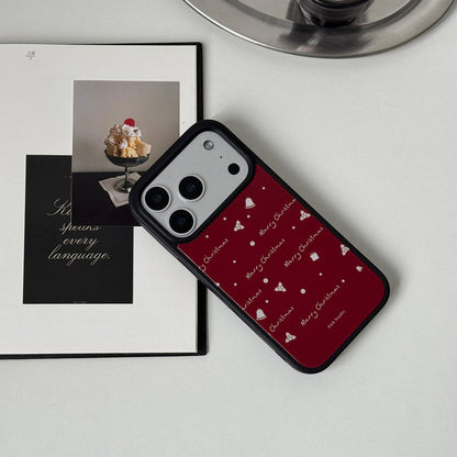 Minimalist Christmas Pattern Phone Case-FI017AC | Acrylic Phone Case | Three Fleas