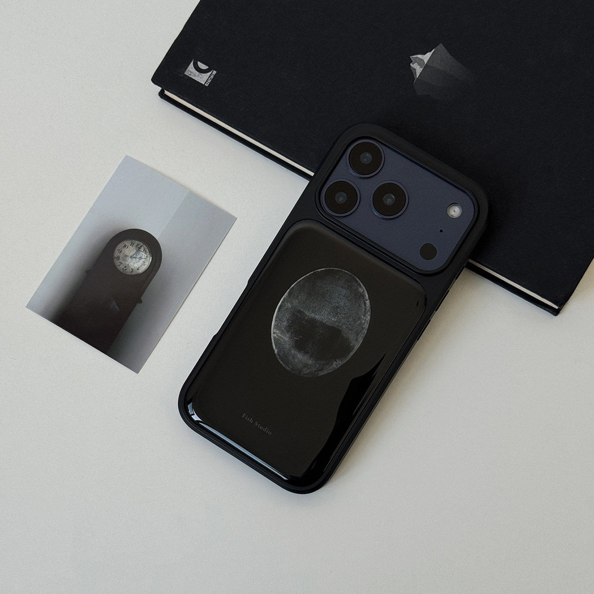 Dark Planet Resin Phone Case-FI020R | Resin Epoxy Phone Case | Three Fleas