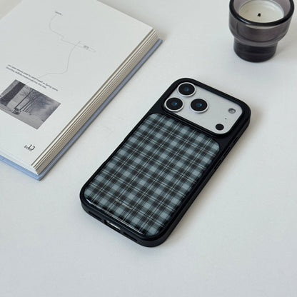 Plaid Resin Epoxy Phone Case-FI011R | Resin Epoxy Phone Case | Three Fleas
