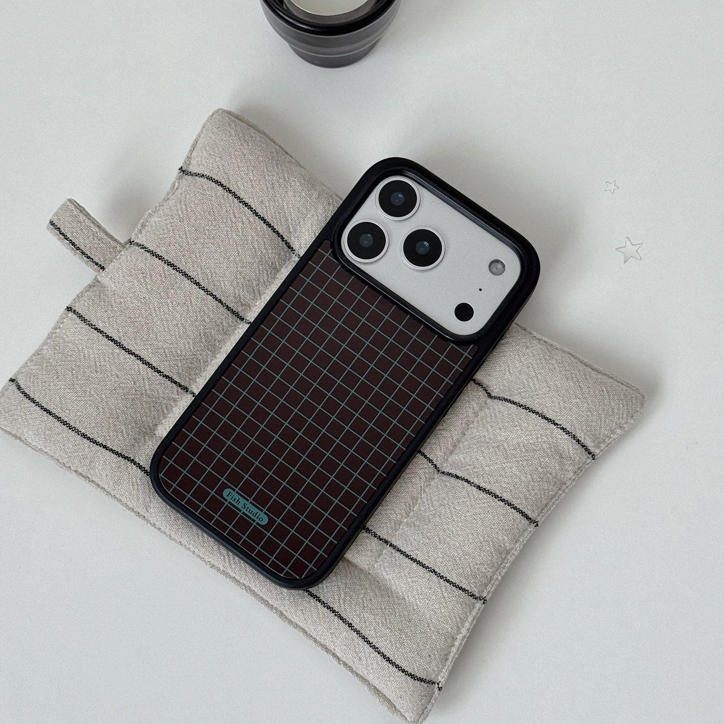 Retro Plaid & Grid Phone Case-FI008AC