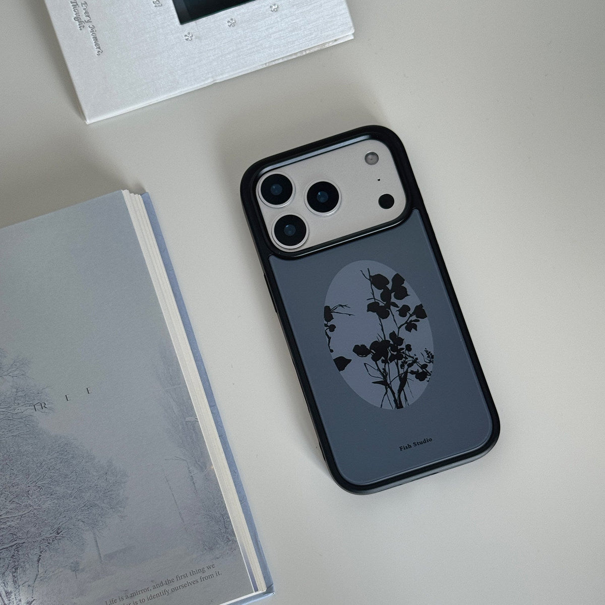 Botanic Shadow Phone Case-FI021AC | Acrylic Phone Case | Three Fleas