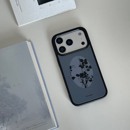 Botanic Shadow Phone Case-FI021AC | Acrylic Phone Case | Three Fleas