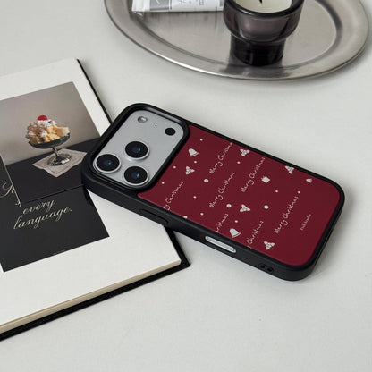 Minimalist Christmas Pattern Phone Case-FI017AC | Acrylic Phone Case | Three Fleas