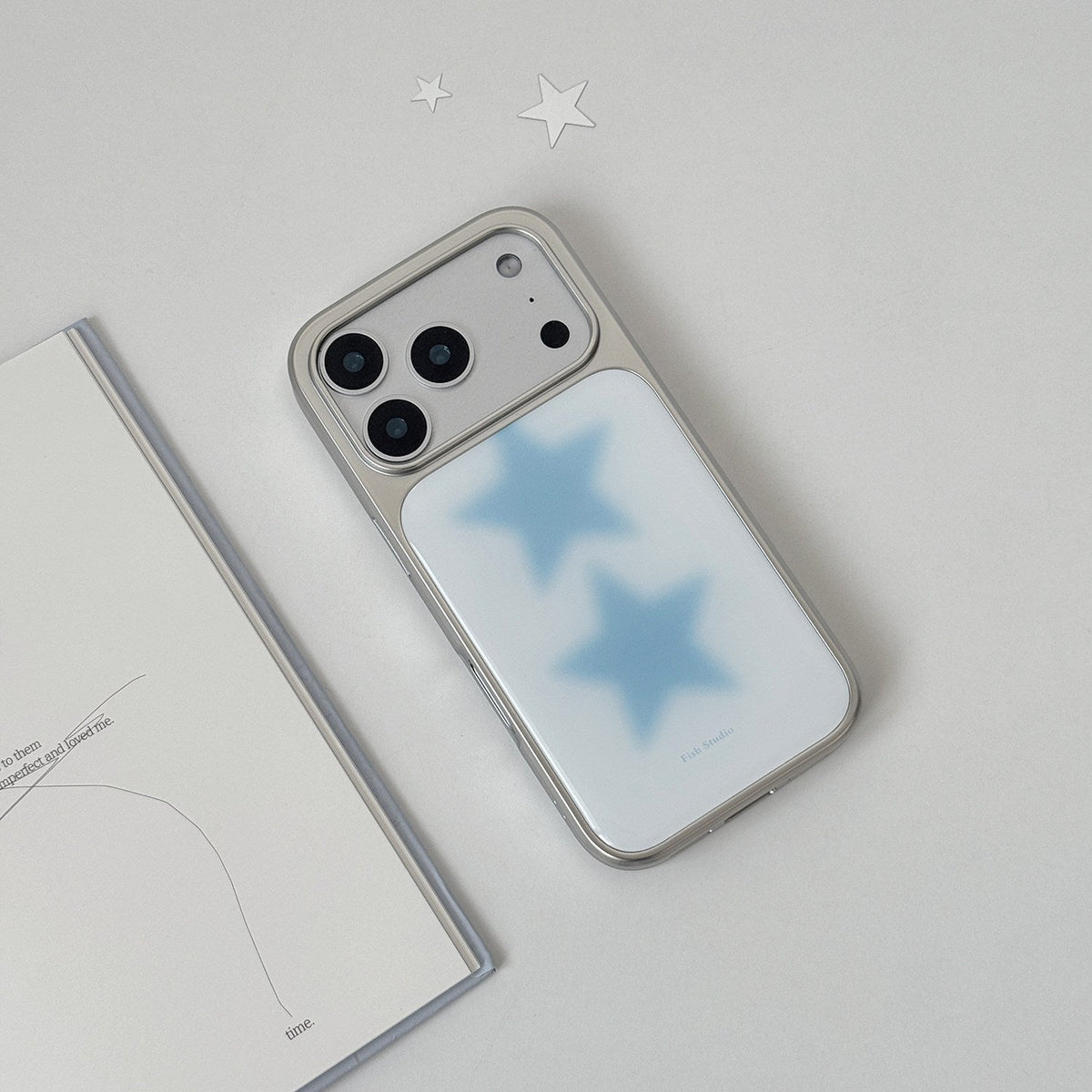 Epoxy Resin Star Phone Case-FI012R | Resin Epoxy Phone Case | Three Fleas