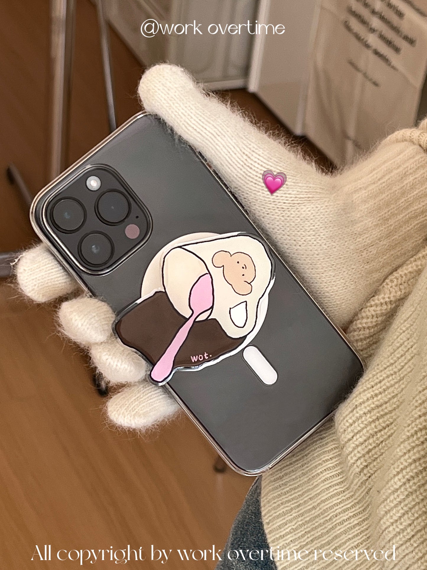 Retachable Magsafe Puppy Magnetic Phone Stand