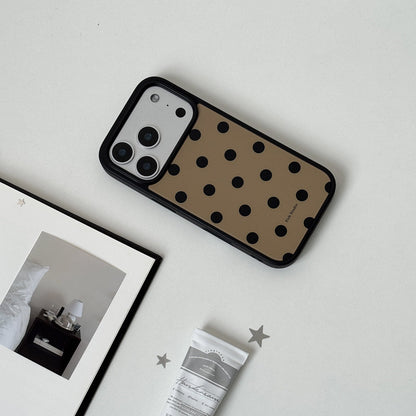 Vintage Polka Dot Phone Case-FI015AC | Acrylic Phone Case | Three Fleas