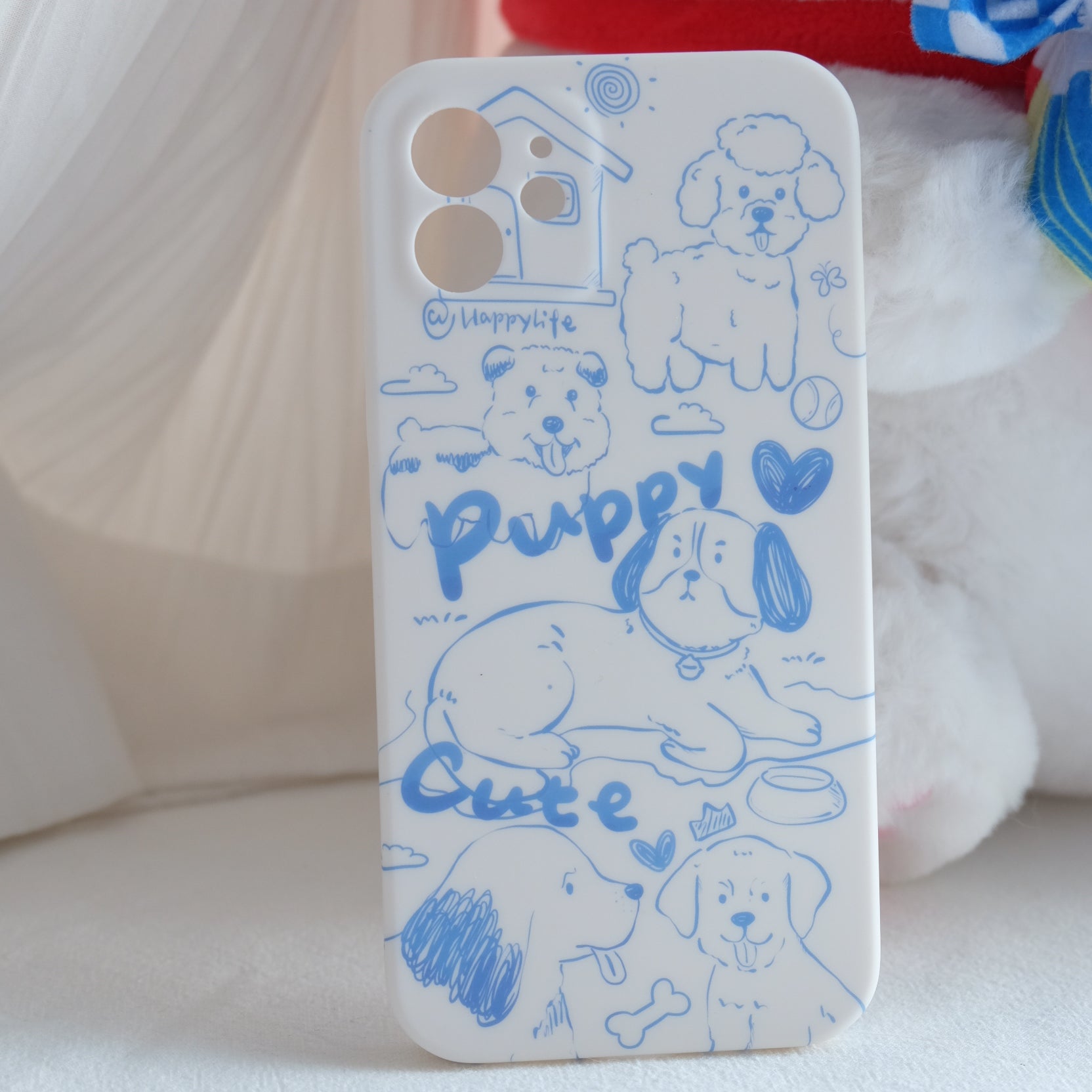 Sketches puppy phone case | phone accessories | Three Fleas