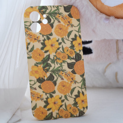 Floral pattern aesthetic phone case