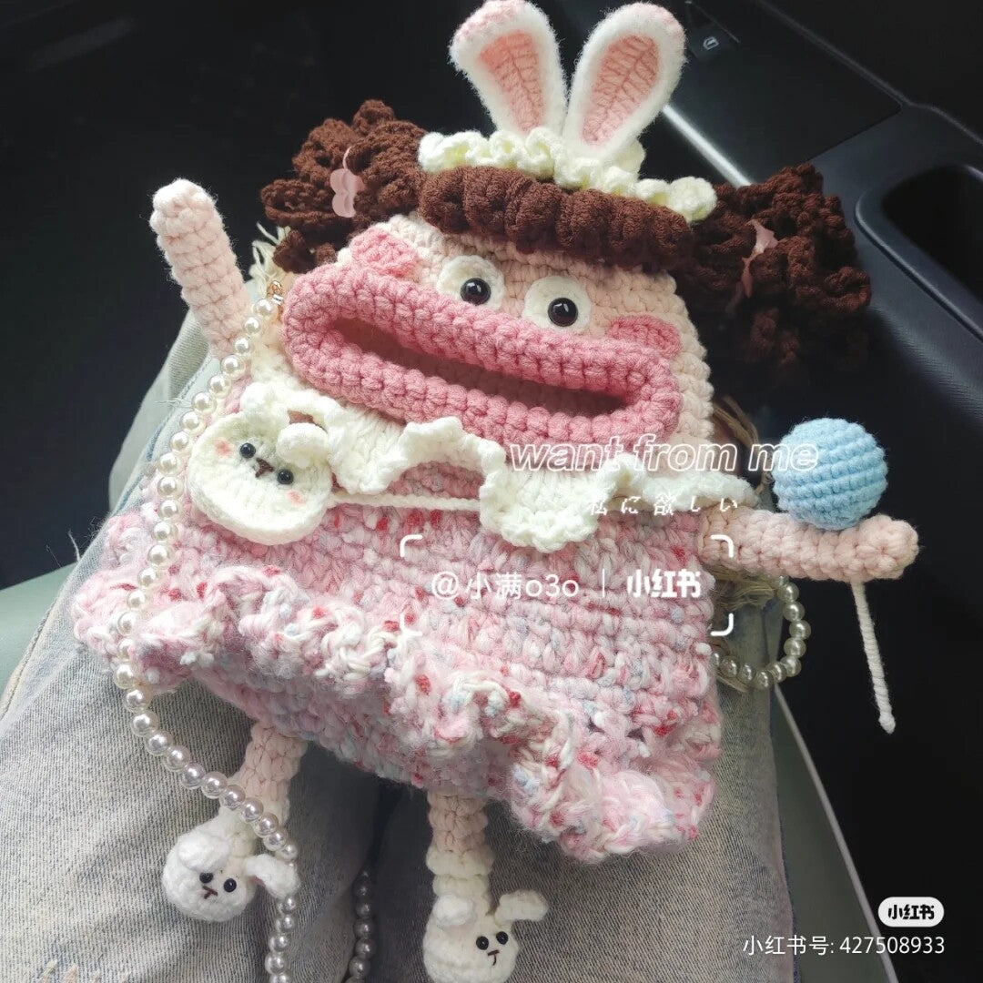 Rabbit Sweet Girl Crochet Bag