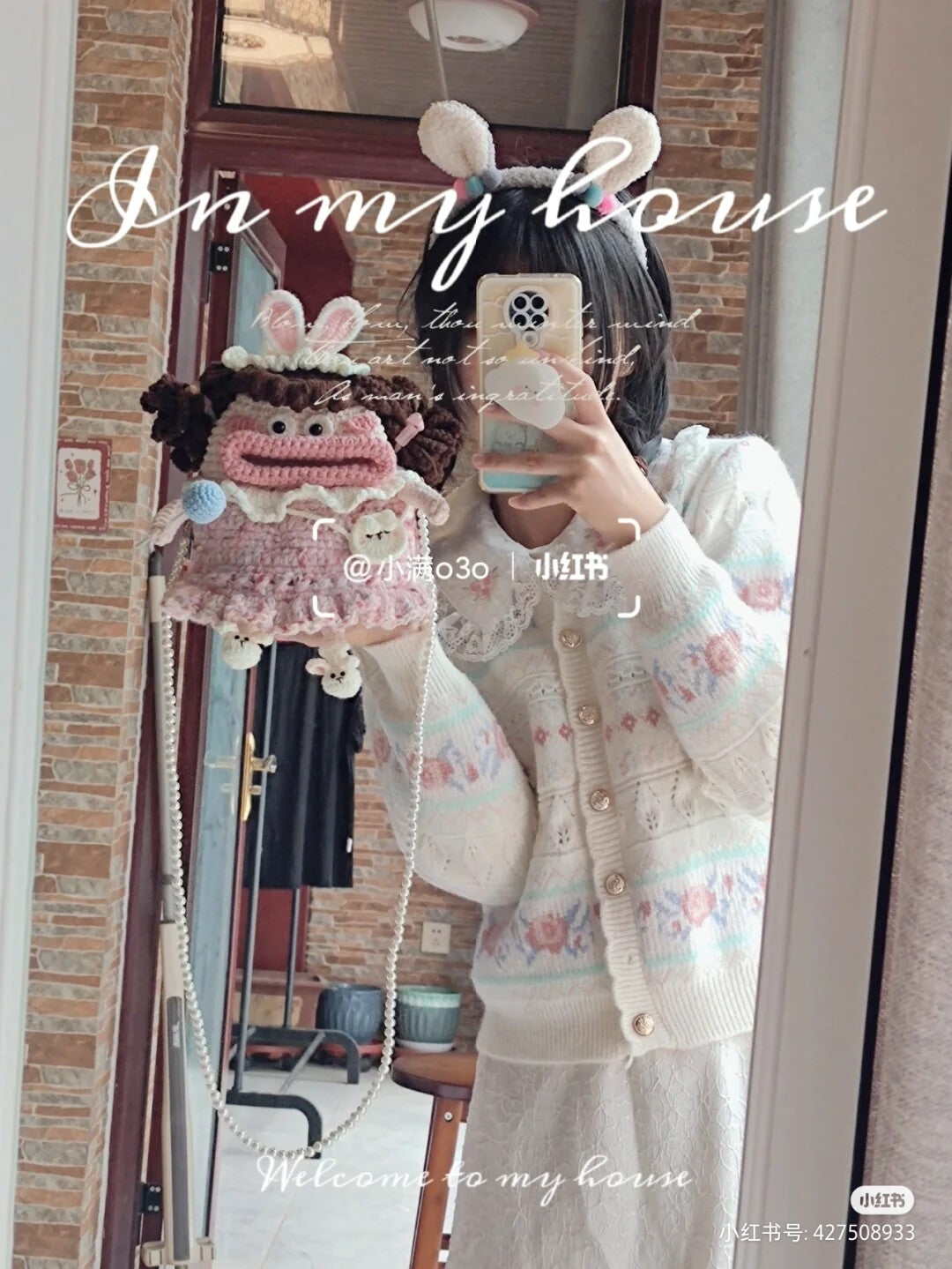 Rabbit Sweet Girl Crochet Bag