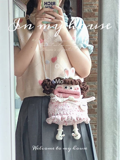 Rabbit Sweet Girl Crochet Bag