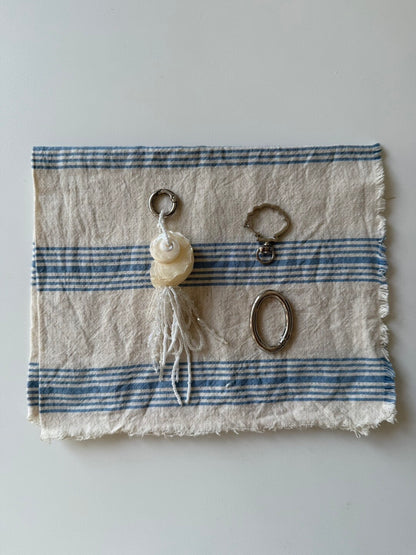 Seashell & Beaded Tassel Bag Charm