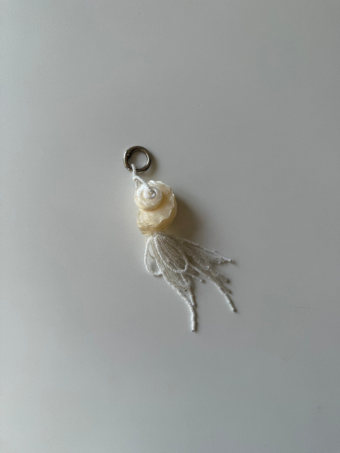 Seashell & Beaded Tassel Bag Charm