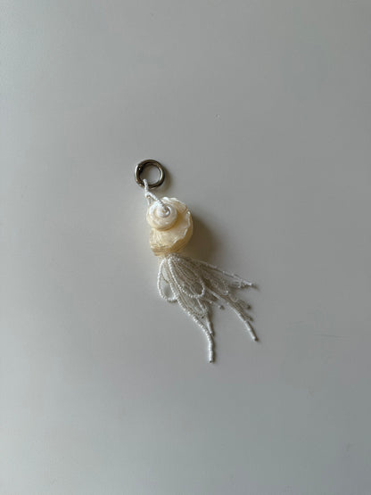 Seashell & Beaded Tassel Bag Charm