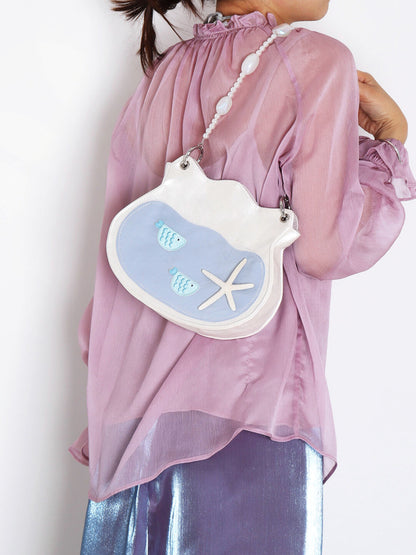 Cute Fishbowl Beaded Shoulder Bag | Bag | Three Fleas