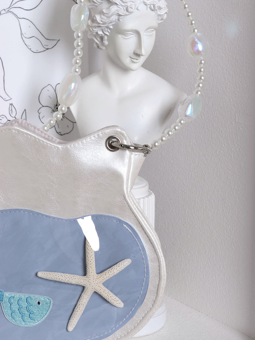 Cute Fishbowl Beaded Shoulder Bag | Bag | Three Fleas