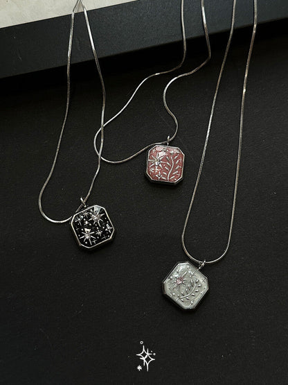 Starlight Geometry Necklace,Lumivault.