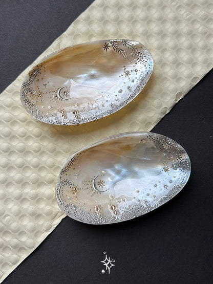 Star Pattern Shell Tray,Lumivault.