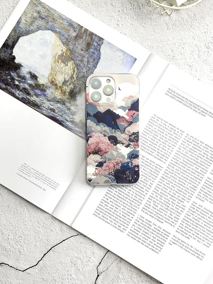 Artistic Metallic Luster Ukiyo-e Phone Case IMD-SSL