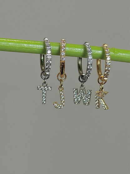 Letter Earrings,Lumivault.