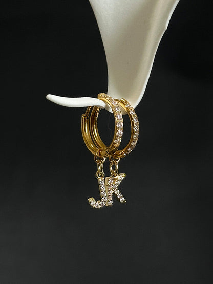 Letter Earrings,Lumivault.