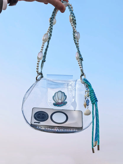 Cute Clear Fish Tank Ita Shoulder Bag | bag | Three Fleas