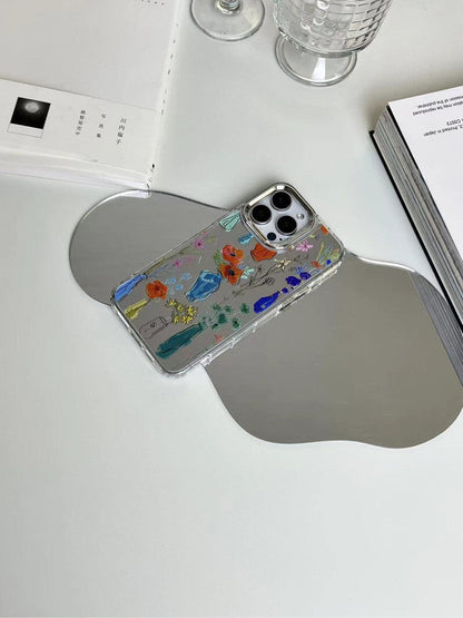 Blooming Artistic Floral Mirror Phone Case- SSL