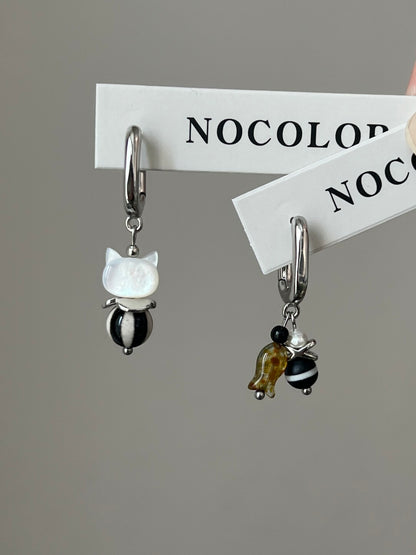 Kitten Waiter Earrings