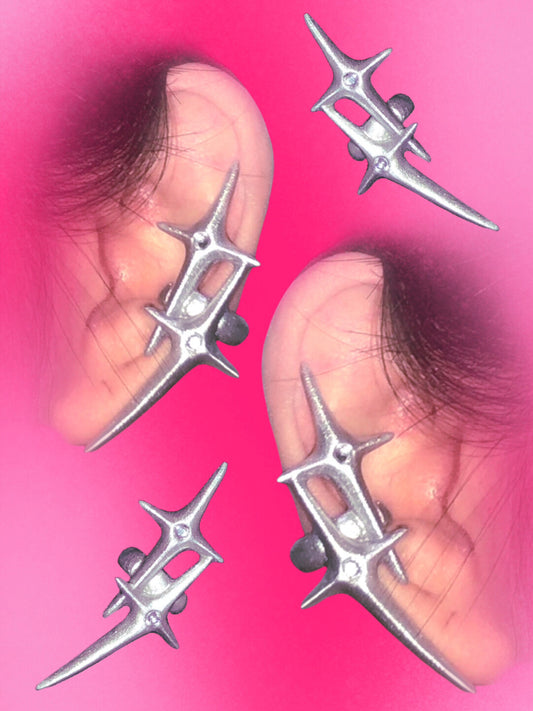 Original Handmade Star Ear Cuff | earrings | Three Fleas