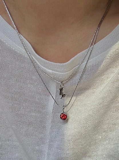 Twelve Constellation Secret Words Necklace,Lumivault.