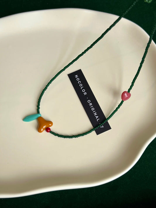 Orange Mint Necklace