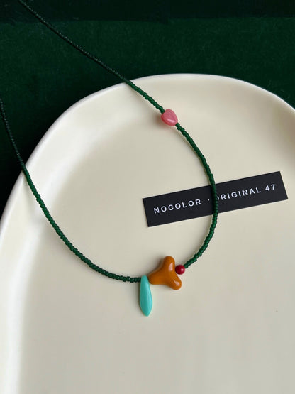 Orange Mint Necklace