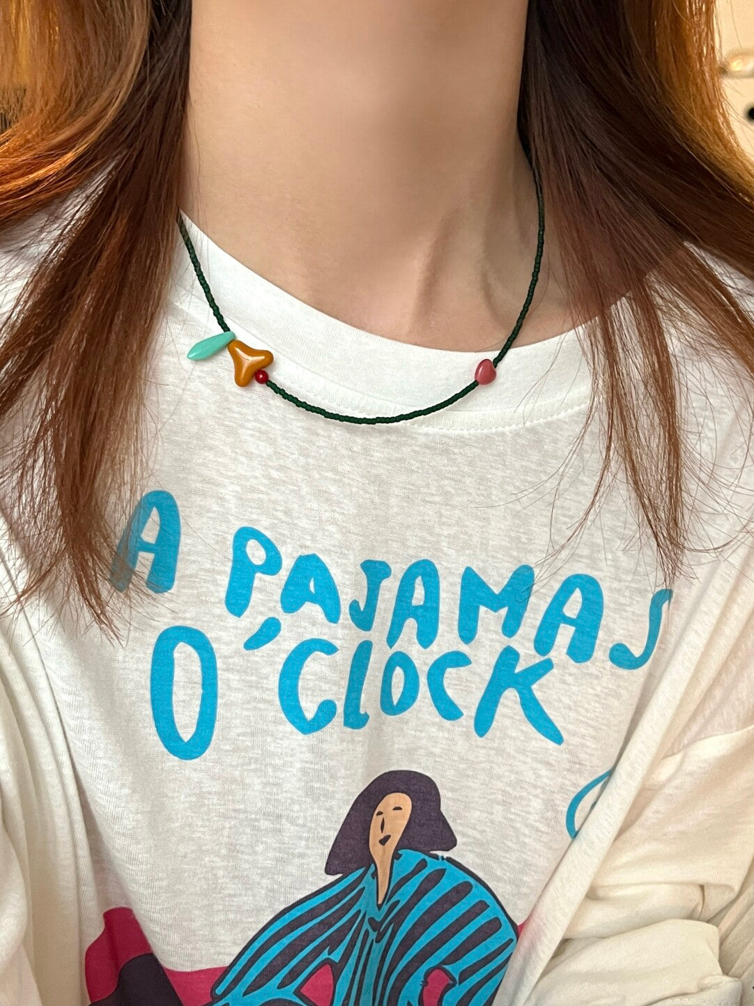 Orange Mint Necklace