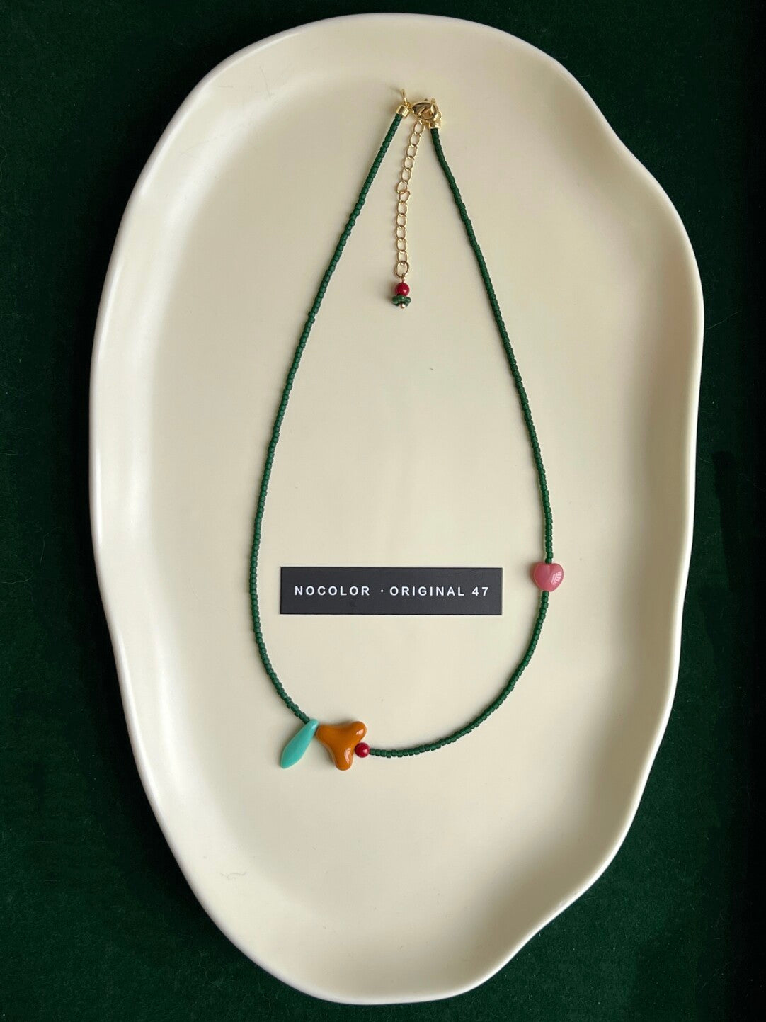 Orange Mint Necklace