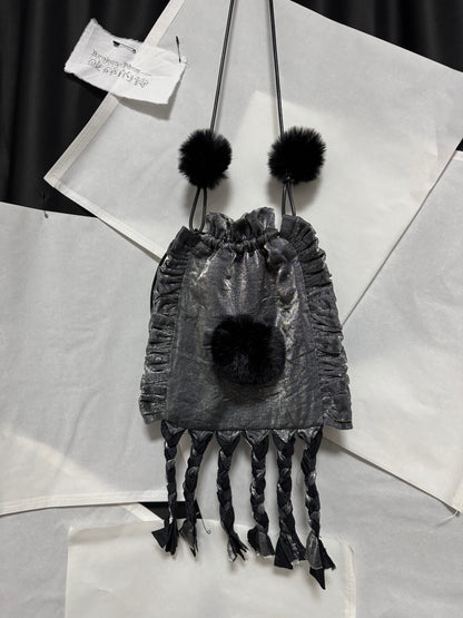 Cloth Braid Crossbody Bag